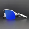 Solglasögon cykelglasögon Vägcykel Eyewear Outdoor Sport Men Women Design Half Frame TR90 med 3st Lens Lite Black Polarized3075595