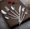 Stainless steel Western Cutlery set Knife Fork Spoon Dinner Set Dessert Dinnerware Steak Tableware