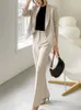 Ternos femininos Blazers Women Business Trousers Suit Office Slim Elegant Casual Blazer 2 Pe￧as Definir Femme Fashion Korean Workwear Pantsiits Roupas 221008