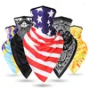 Bandanas utomhus halsduk sport triangel bandana män kvinnor motorcykel cykel hals halv ansikte sköld elastisk balaclava cove varmare