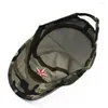 Berets Red Pentacle Broidered Hat Revolutionary Base Memorial Camouflage Camouflage Baseball Cap respirante