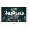 Decorazione per feste Boho Wicked Magic Castle Fantasma Tappeto da parete Decor Diavolo Copriletto Cuscino Halloween Zucca Lanterna Arazzo Tapiz