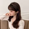 Maski imprezowe 2022 Styling Twist Paspband Fishbone Korean Fashion Hair Band Niepoślizgowy akcesoria dla kobiet dziewczyny leniwa peruka