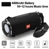 TG187 Bluetooth Hoparlör 4400mAH Kablosuz Su Geçirmez Açık Hoparlörler Bar Müzik Merkezi Subwoofer 3D Stereo Destek USB/FM