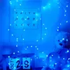 Строки 6m 200 светодиодные рождественские фей легкие заглушки в фейерверках кластерной струны водонепроницаемая гирлянда для свадебного декора сада патио
