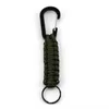 Utomhus Gear Mountaineering Buckle Key Chain Survival Rope Escape Paracord Vandring Camping Mountaineer Key Ring Carabiner Multifunktion