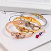 Классические цветные бриллианты любовные винтовые дизайнерские браслеты браслеты