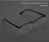 Lunettes de soleil 2022 Fashion anti-Ray Ray ￠ moiti￩ luxe Eyeglassez cool Tom Hardy Legend Style Men's Elegant Plain Glasshes 8755