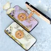 蝶の愛の花の携帯電話ケースダイヤモンドエンキングブラケットデザイナーのiPhone 14 13 12 11 Pro Maxハード携帯電話のカバー