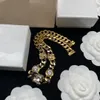 Mody zaprojektowane grube łańcuchowe naszyjniki bransoletki pierścionki kolczyki fajne hiphop rock banshee medusa head portret 18k złoto plated de2059
