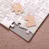 Sublimation Puzzle A5 Taille DIY Produits Sublimations Blancs Puzzles Blanc Jigsaw 80 pcs Chaleur Impression Transfert À La Main Cadeau Fournitures