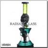 Lookahs Esigo Mushroom Glass Narghilè Skull Tubi Colori Pipa ad acqua smerigliata con ciotola maschio dab rig bong da 14 mm