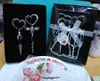 Party Favor Heart Combination Wine Corkscrew Opener and Wine Bottle Stopper Set Wedding Souvenirs Gäster 60st.