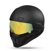 Cascos de moto Similar Scorpion Covert X Marauder Casco Negro Vintage Open Face Dot Approved Half Retro