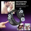 Massaggiatore Giocattoli Cock Ring 10 modalità Vibrazione Dual Lock Vibratore per pene Giochi erotici per coppie Migliora il tempo sessuale
