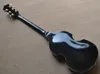 6 String Siyah Elektro Gitar 22 FRETS Altın Pikap Özelleştirilebilir