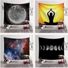 Party Decoration Pin Hanging Cloth Constellation Tapestry Printing Bild Tabellduk Beach Handduk Väggdekorativ