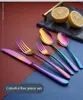 304 Rostfritt stål Knivgaffel Western Food Set Creative Family Restaurant ELEGANT TABELSEW