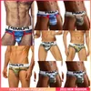 Majaki 8pcs Low talia Jockstrap Biecid Man Krótka moda bawełna gejowskie seksowne majtki majtki mężczyźni pour homme 221008187p