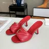 كلاسيكي مصمم نسائي منصة صندل الأزياء شريحة GGITY SLIPPERS SEXY HEELS Luxury Leather Flip-Flops DSG