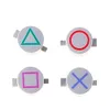 Bouton en plastique pour manette de jeu Boutons ABXY Cercle Carré Triangle ABXY Pièce de réparation pour contrôleur PS4 Slim Pro FEDEX UPS DHL EXPÉDITION