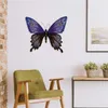 Decorative Figurines Modern 3D Wrought Iron Simulation Butterfly Craft Adornment Home Livingroom Background Wall Hanging Ornaments El Decor