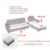 Stoelhoezen maïskorrels Universele L-vormige bankdeksel gebruikt voor woonkamer meubels elastische chaise longue corner cover-11
