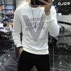 Herren Hoodies Sweatshirts Herbst und Winter Mode runder führender Satz hochwertiger Strass Slim Bequemer warmer Design Hoodie G221008