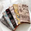 Women's shawl Winter bluebird pattern imitation cashmere tassel warm scarf Christmas gift GC1691