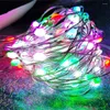 Strings 5/20 m Smart LED Fairy Light RGB Bluetooth App Twinkle String na zewnątrz choinki girland