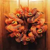 Ghirlanda di fiori decorativi Decorazione da appendere alla porta Decorazione classica di Halloween Giocattolo di zucca Forniture per feste a casa per feste felici