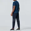 Pantaloni lunghi autunnali da uomo sport da corsa allinea yoga tasche da palestra all'aperto pantaloni sportivi slim fit lu pantaloni da jogger pantaloni da uomo casual elastici24