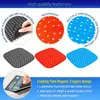 Table Mats Air Fryer Pad Silicone Fryers Mat For Microwave Kitchen-Use Liners With Holes Sticky Food