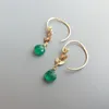 Dangle Earrings Lii Ji Real Green Onyx Natural Stone 925 Sterling Silver Handmade Drop Delicate Jewelry For Women Gift