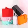Gift Wrap 1st Clamshell Folding Box Rian Pure Color Simple Cosmetic Candy Wedding Birthday