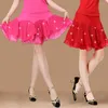 Stage Wear Square Dance Dress Short Skirt Summer Dancing Latin Miniskirt Expansion Performance Row Girl