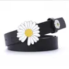 Belts Fashion Belt For Women Punk Designer Daisy Flower Ladies Long jeans taille riem dunne leer van dames