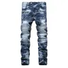 Jeans pour hommes Marque Mens Snow Designer Mode Slim Skinny Moto Biker Jeans Casual Droite Moto Jeans Hommes Détruit Denim Pantalon 221008