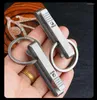 Nyckelringar h￶gkvalitativ titan enkel nyckelring lyxig bil nyckelring midja h￤ngande sp￤nne superl￤tt h￥llare b￤lte karbin g￥va