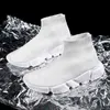 Модная бренда мужская уютная трубача для кроссовки дышащие кроссовки мужчина zapatos hombre Unisex sock обувь Chaussure hom Большой размер 36-45