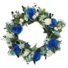 Decorative Flowers Flower Wreath Butterfly Daisy Artificial Peony Rose Garden Christmas Door Wall Weeding Party Decoration