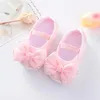 Premiers marcheurs infantile né bébé filles enfant en bas âge printemps été appartements paillettes Bowknot princesse robe chaussures antidérapant goutte