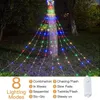 Strings Christmas Lights Star String LED Wodospad Ozdoby Dekoracja drzew Xmas na rok 2023