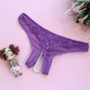 Damenhöschen Damen Erotik Sexy aushöhlen Frauen Spitzen Slip Tangas G-String Dessous Unterwäsche mit Perlen Massieren Perle