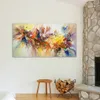 Malowanie płótna duży abstrakcyjny malarstwo kolorowe plakat kwiatowy Bloom do salonu na ścianę sztuki dekoracyjne zdjęcia domu
