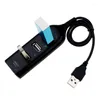 Hub USB de alta velocidade 4 porta 2.0 com mini divisor de cabo Use adaptador de energia múltipla soquete para notebook para laptop para PC