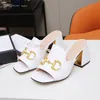 كلاسيكي مصمم نسائي منصة صندل الأزياء شريحة GGITY SLIPPERS SEXY HEELS Luxury Leather Flip-Flops DSG