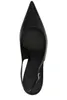 Designer bombas Sapatos femininos Luxo D.G de logotipo pontiagudo-patente bombas de slingback de couro EU35-43 com vestidos de noiva de caixa