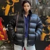 Jaqueta preta de inverno masculina Nocta designer Down coat Grande nas costas Jaquetas de pão grosso jaquetas masculinas femininas fashion parka quentes