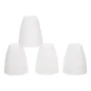 Pendant Lamps 4Pcs Simple Plastic Lampshade Chandelier Lamp Cover Light Shade For Home White